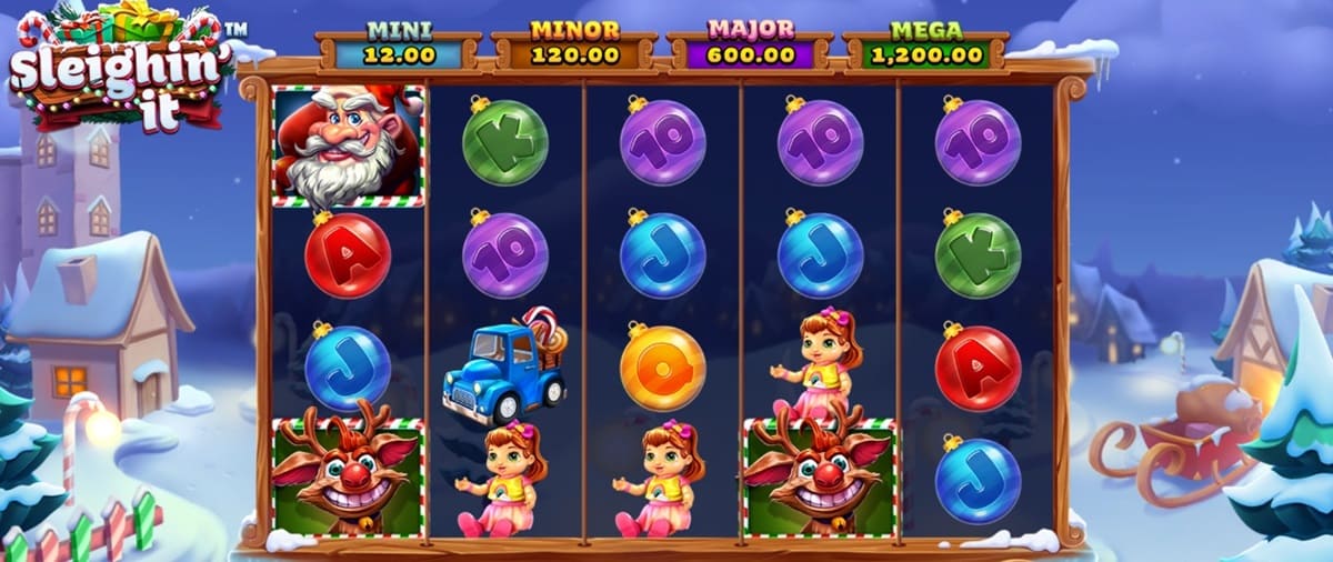 Unwrapping the Festive Fun: Sleighin’ It Online Slot by Betsoft