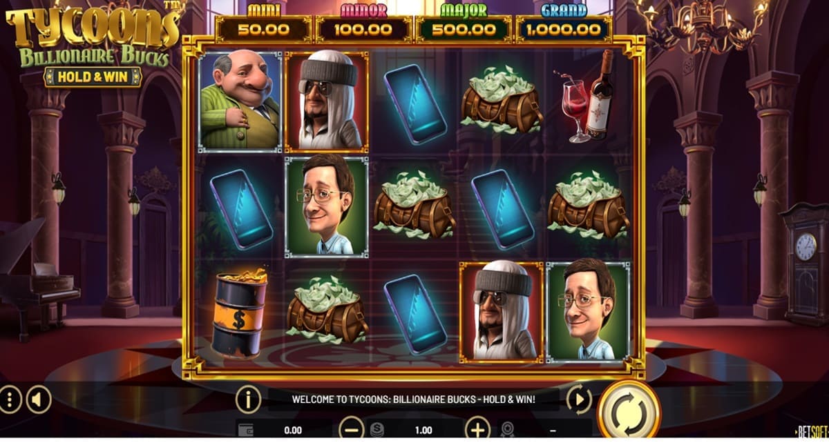 Tycoons: Billionaire Bucks Online Slot By Betsoft