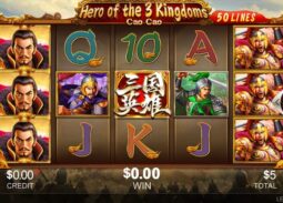 Hero of the 3 Kingdoms Cao Cao online slot