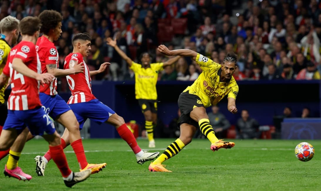 Atletico Madrid 2-1 Borussia Dortmund in Tight Champions League Quarter-Final