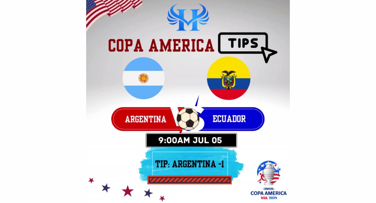 HOLABET COPA AMERICA 2024 TIPS | Argentina – Ecuador | 9:00AM Fri, Jul 5