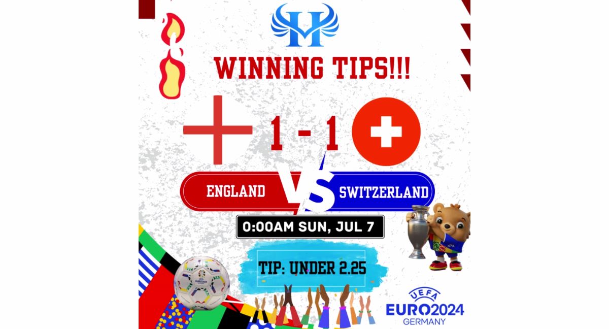 ENGLAND 1-1 SWITZERLAND | CONGRATS LUCKY MEMBERS FOLLOWED OUR WINNING TIPS