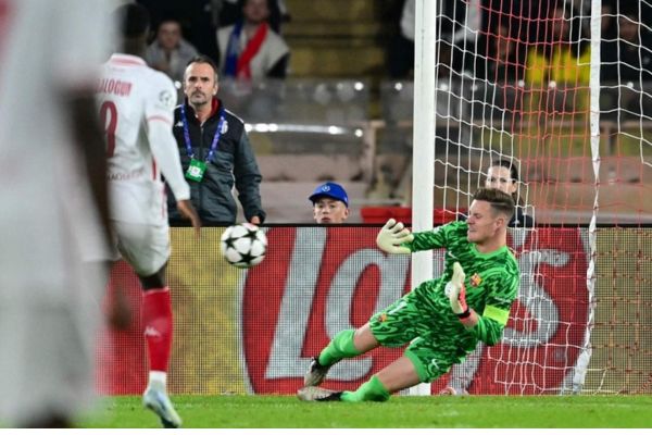 Monaco George Ilenikhena scores the winning goal