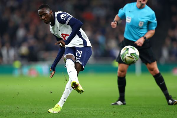 Pape Matar Sarr of Tottenham Hotspur