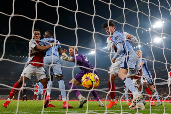 Gabriel header strikes Dominic Solanke