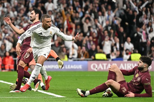 Kylian Mbappe scores a fine second for Real Madrid