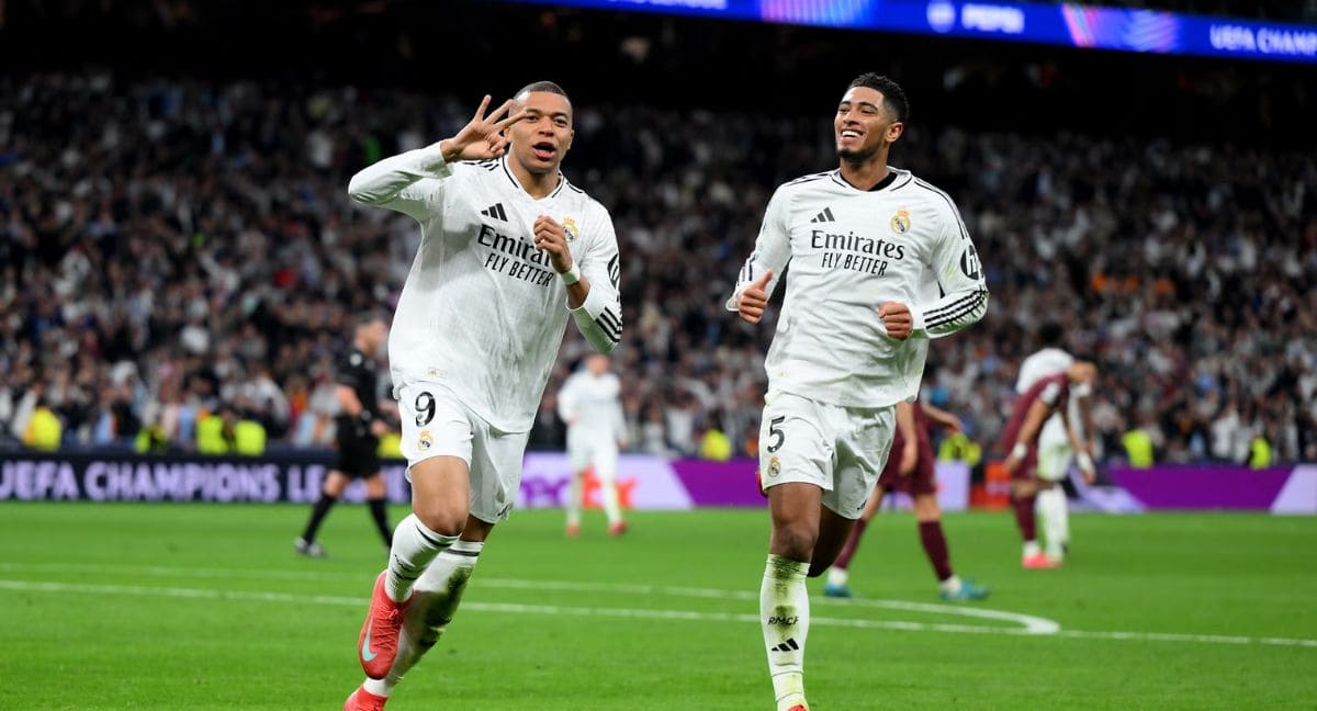 Real Madrid 3-1 Man City: Mbappe Hat-Trick Fires Madrid to Last 16