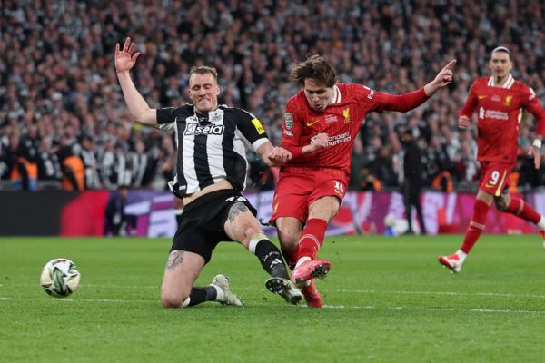 Liverpool Federico Chiesa scores their first goal