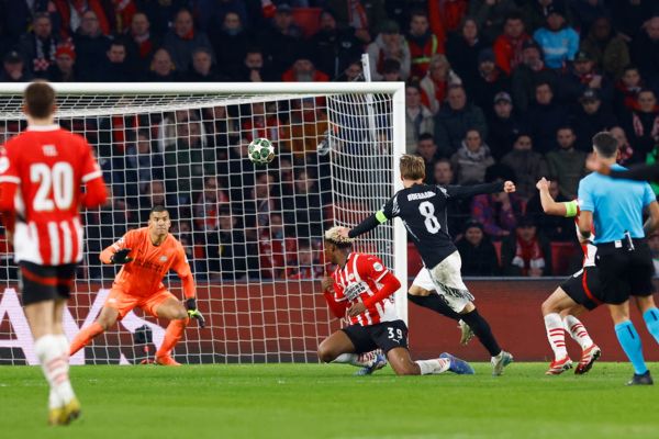 Martin Odegaard scores his second