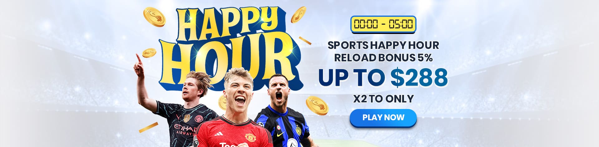 SPORTS HAPPY HOUR RELOAD BONUS