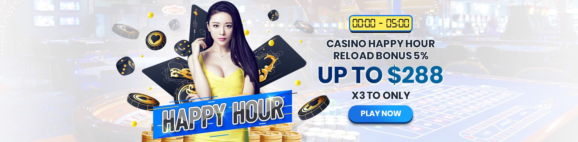 CASINO HAPPY HOUR RELOAD BONUS