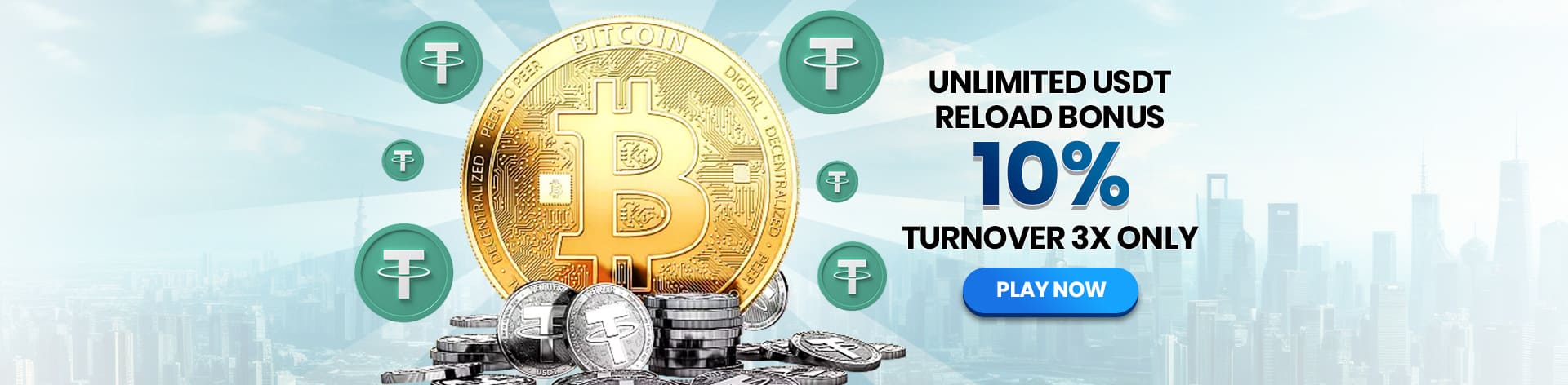UNLIMITED USDT RELOAD BONUS