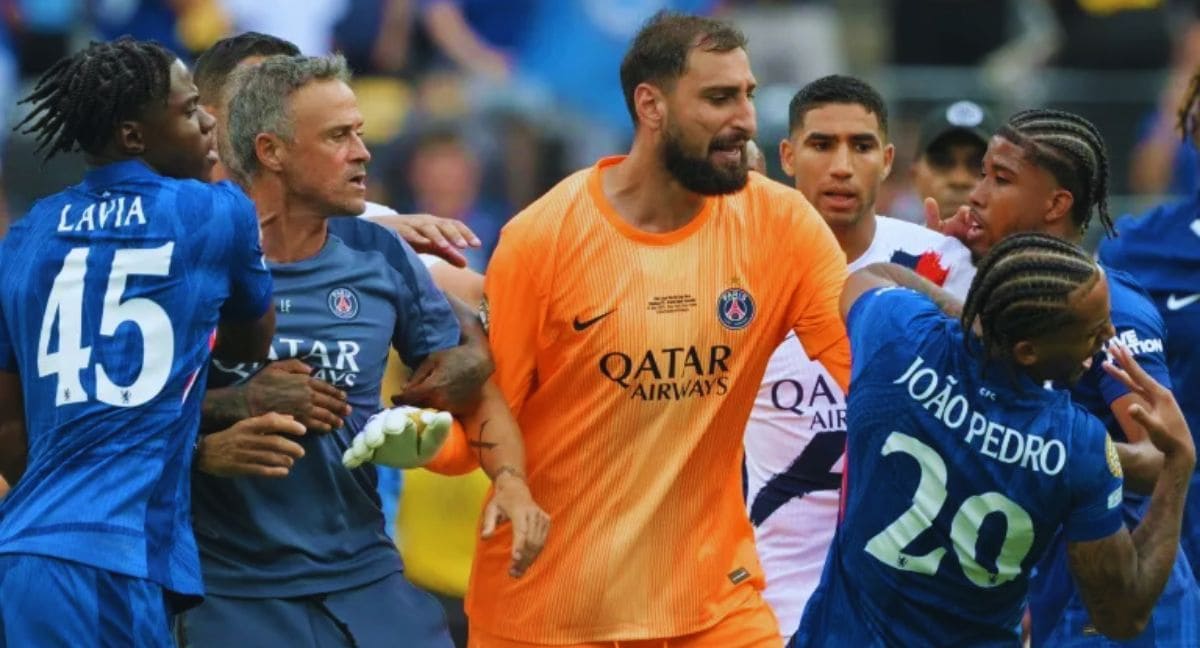 Luis Enrique Club World Club Final Scuffle